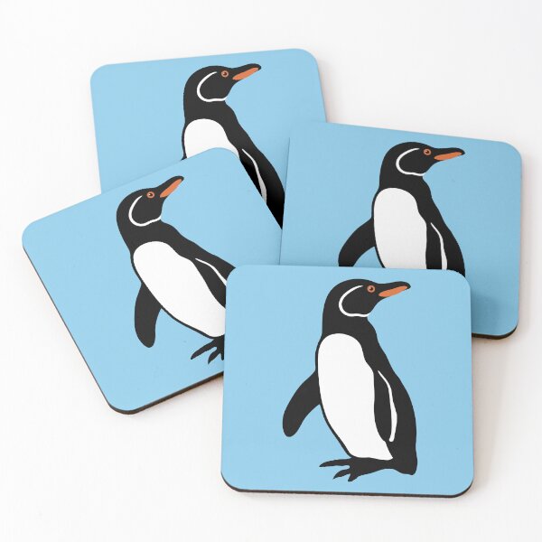 Item preview, Galápagos Penguin Minimalist Wildlife Illustration designed and sold by donwillisjrart.