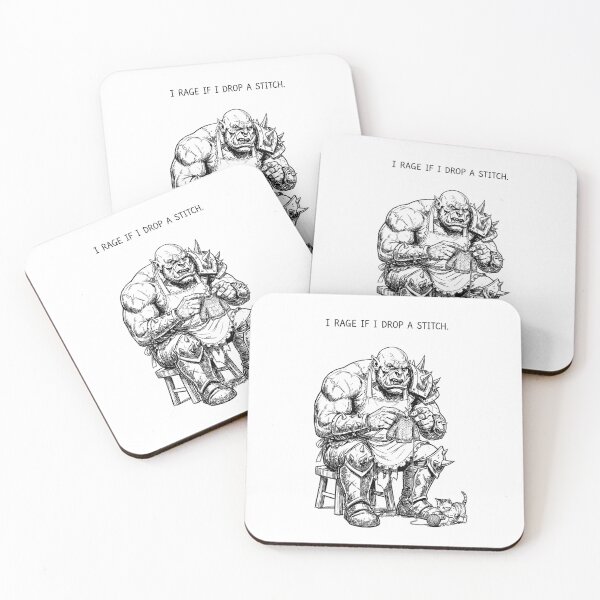 Item preview, The Orc's Delicate Hobby - Funny DnD RPG Meme designed and sold by bapupa.