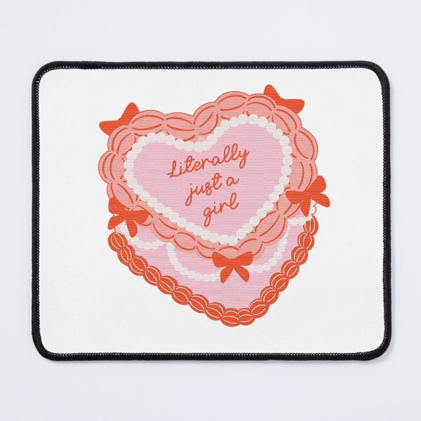 Item preview, Literally Just A Girl - Cute Coquette Cake Illustration designed and sold by JinxyArtistry.