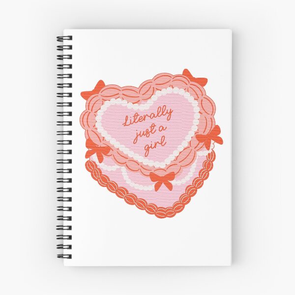 Item preview, Literally Just A Girl - Cute Coquette Cake Illustration designed and sold by JinxyArtistry.
