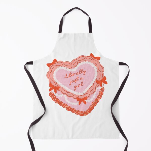 Item preview, Literally Just A Girl - Cute Coquette Cake Illustration designed and sold by JinxyArtistry.