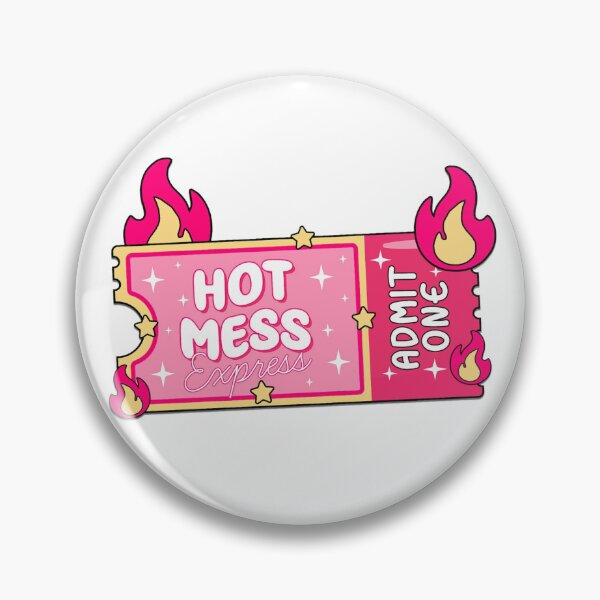 Item preview, Hot Mess Express - Admit One - Pink Ticket designed and sold by JinxyArtistry.