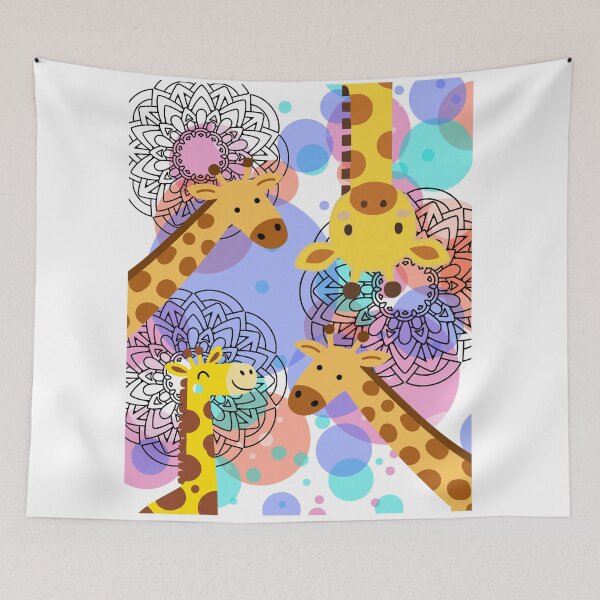 Item preview, Polka Dot Mandala Giraffe designed and sold by ArtByTrishiaK.