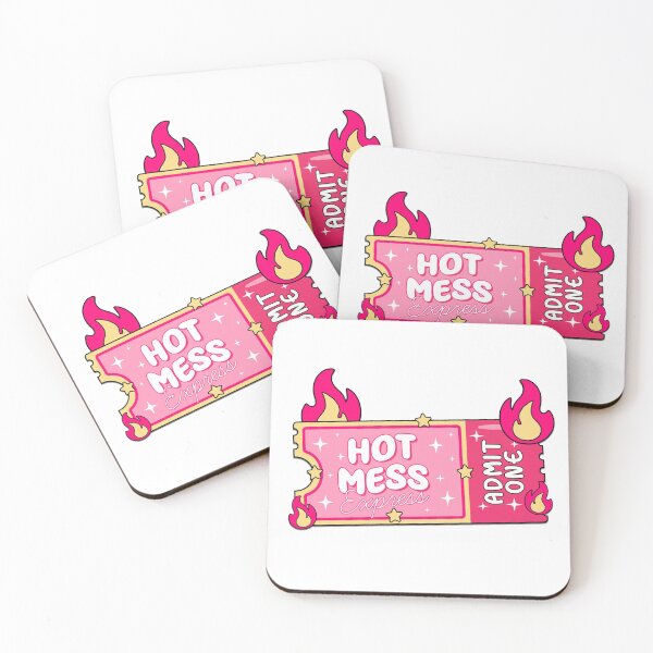 Item preview, Hot Mess Express - Admit One - Pink Ticket designed and sold by JinxyArtistry.