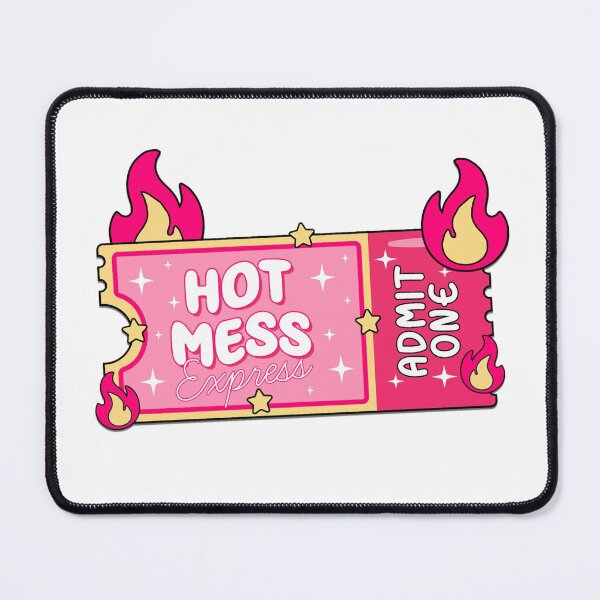 Item preview, Hot Mess Express - Admit One - Pink Ticket designed and sold by JinxyArtistry.