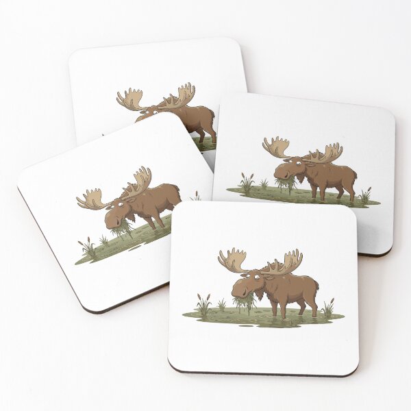 Item preview, Majestic Swamp Donkey Funny Derpy Moose designed and sold by Petzzz.