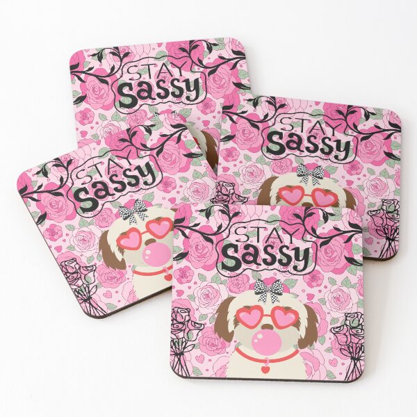 Item preview, Stay Sassy Bubble Gum Dog designed and sold by ArtByTrishiaK.