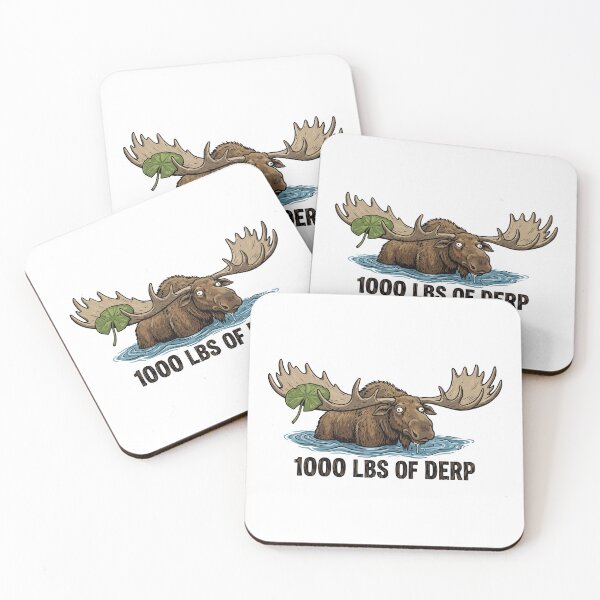 Item preview, 1000 Lbs Of Derp Funny Moose In Water designed and sold by Petzzz.