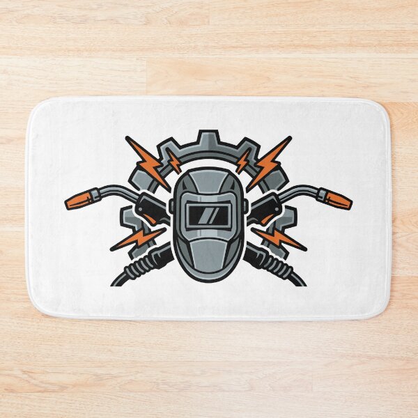 Item preview, Welder Burning Daylight - Industrial Blue Collar Art designed and sold by Mdozet.