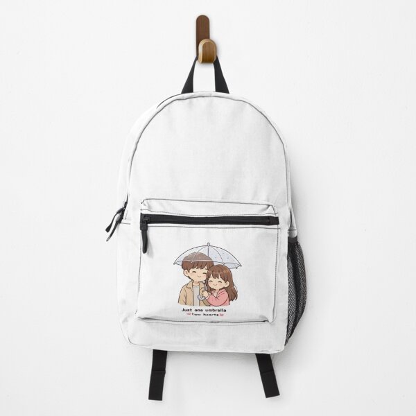 Item preview, Cute Kdrama Rainy Scene – Romantic Couple Umbrella designed and sold by mondesigns98.