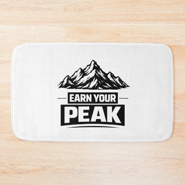 Item preview, Earn Your Peak – Mountain Climbing Motivational Design designed and sold by RelateAndTee.