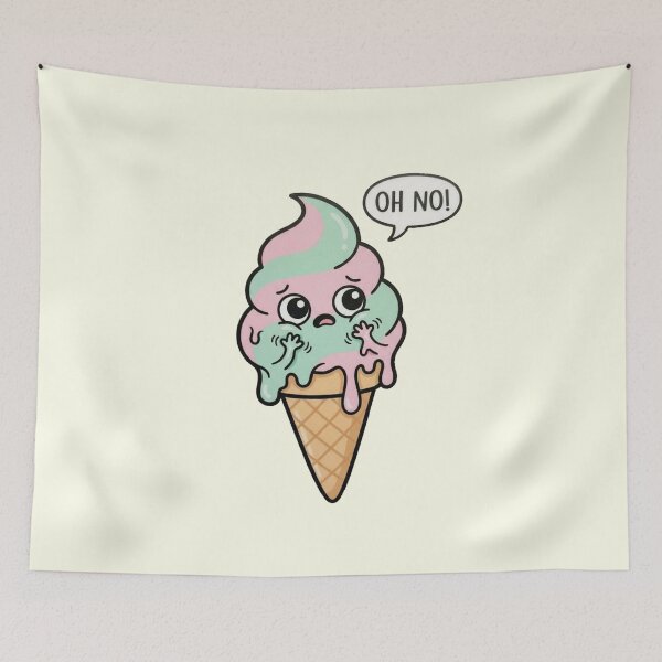 Item preview, Oh No Melting Ice Cream Cone designed and sold by MOONE FLOWER.