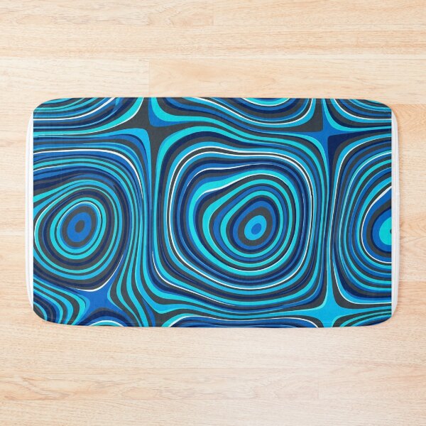 Item preview, Blue Laminate - Blue Topographic Hydro Dip Pattern designed and sold by KeremYurtseven.