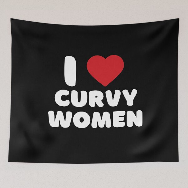 Item preview, I Love Curvy women designed and sold by Itsheartshop.
