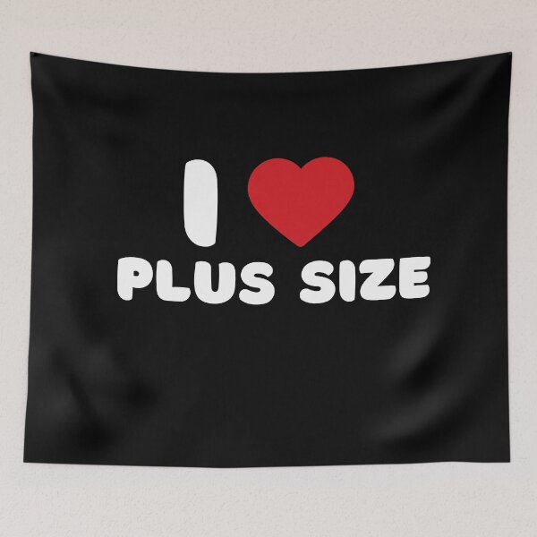 Item preview, I Love Plus Size designed and sold by Itsheartshop.