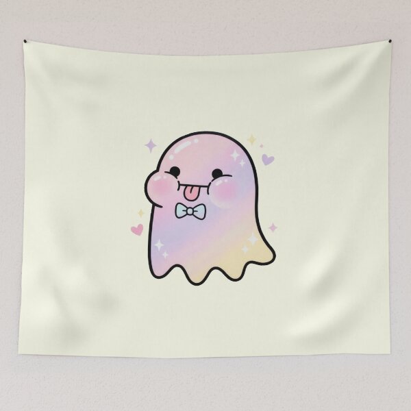 Item preview, Cute Pastel Rainbow Ghost designed and sold by MOONE FLOWER.