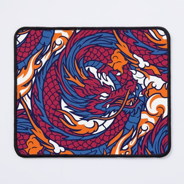 Item preview, Dragon King - Fierce Mythical Asian Dragon Pattern designed and sold by KeremYurtseven.