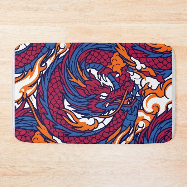 Item preview, Dragon King - Fierce Mythical Asian Dragon Pattern designed and sold by KeremYurtseven.