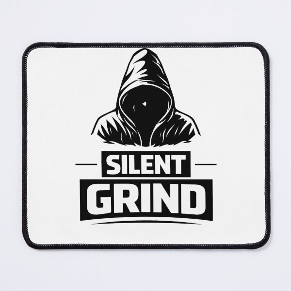Item preview, Silent Grind – Hooded Hustle Motivational Design designed and sold by RelateAndTee.