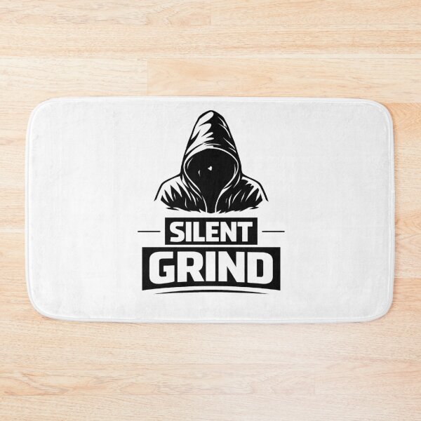 Item preview, Silent Grind – Hooded Hustle Motivational Design designed and sold by RelateAndTee.