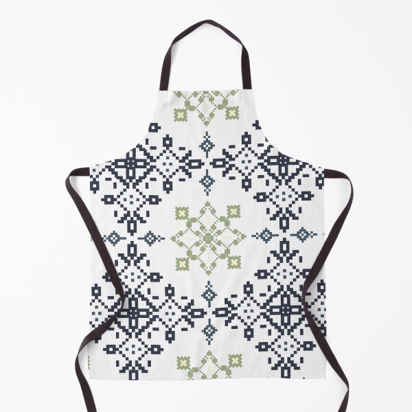 Item preview, Seamless Tribal Pixel Geometric Pattern in Blue, Green and Neutral Tones. designed and sold by kasune-shop.