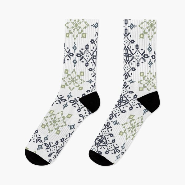 Item preview, Seamless Tribal Pixel Geometric Pattern in Blue, Green and Neutral Tones. designed and sold by kasune-shop.