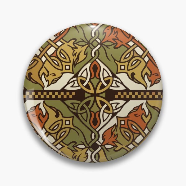 Item preview, Dragon Lore - Medieval Gold Dragon Celtic Pattern designed and sold by KeremYurtseven.