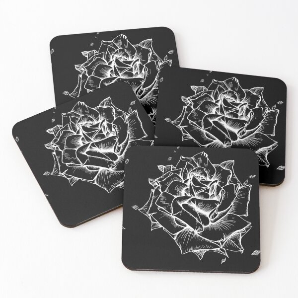 Item preview, A White Rose (Transparent With White Lines) designed and sold by NilCaelum.