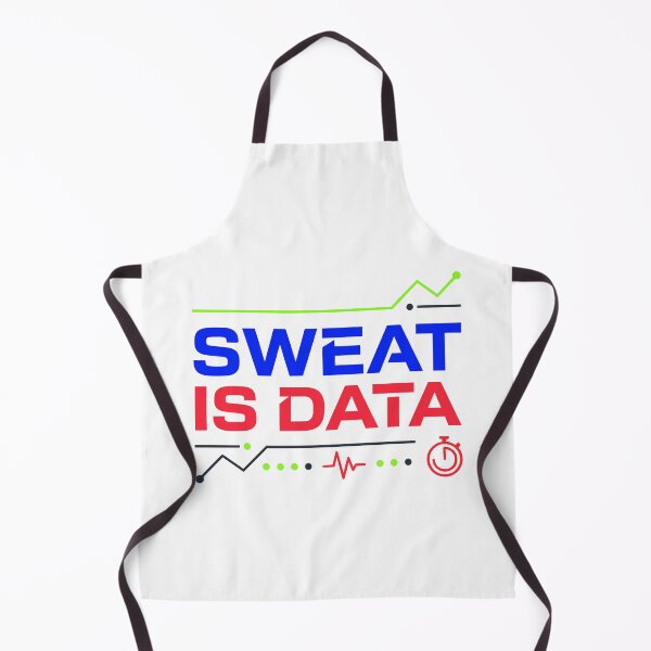Item preview, Sweat Is Data Modern Gym Typography Design designed and sold by FunFitLife Studio.