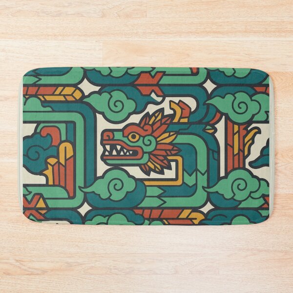 Item preview, Fire Serpent - Ancient Aztec Fire Serpent Art designed and sold by KeremYurtseven.