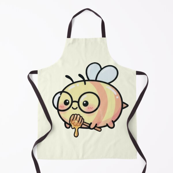 Item preview, Cute Bee with Glasses and Honey designed and sold by MOONE FLOWER.