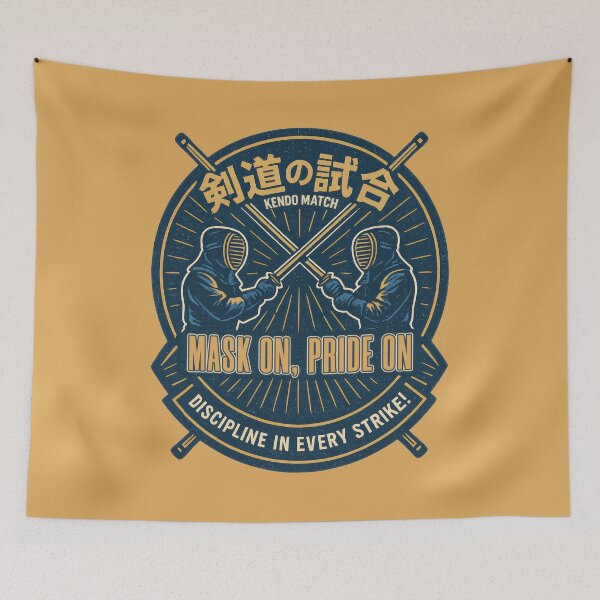 Item preview, Kendo Warriors Strike With Silent Pride designed and sold by EdvvinStudios.