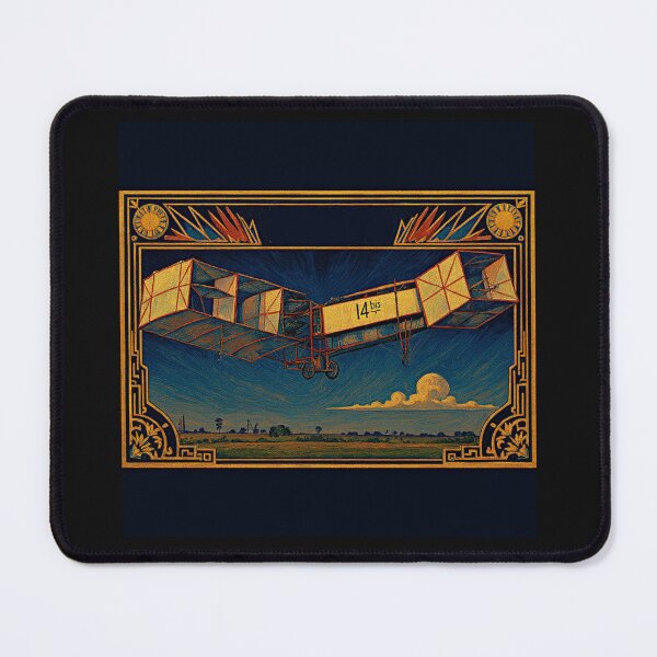 Item preview,  Flight Over Belle Époque Paris – Santos Dumont’s 14-bis #9 designed and sold by Helios Be. Lavsh.