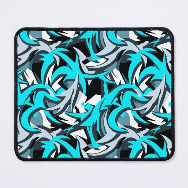 Item preview, Frontside Misty - Arctic Blue Abstract Wave Pattern designed and sold by KeremYurtseven.