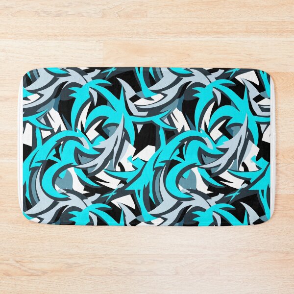 Item preview, Frontside Misty - Arctic Blue Abstract Wave Pattern designed and sold by KeremYurtseven.