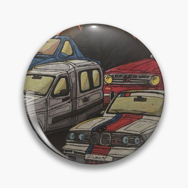 Item preview, Analog Legends at Sunset – Hand Drawn Car Artwork designed and sold by ziurart.