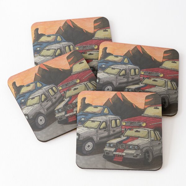 Item preview, Analog Legends at Sunset – Hand Drawn Car Artwork designed and sold by ziurart.