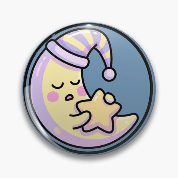 Item preview, Sleeping Moon with Nightcap and Star designed and sold by MOONE FLOWER.