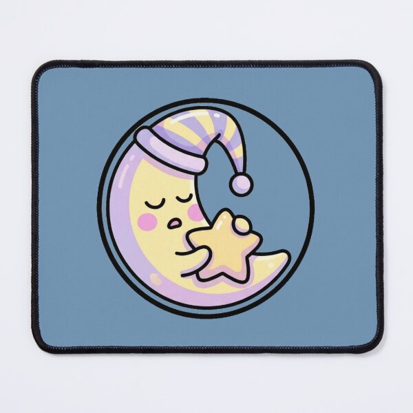 Item preview, Sleeping Moon with Nightcap and Star designed and sold by MOONE FLOWER.