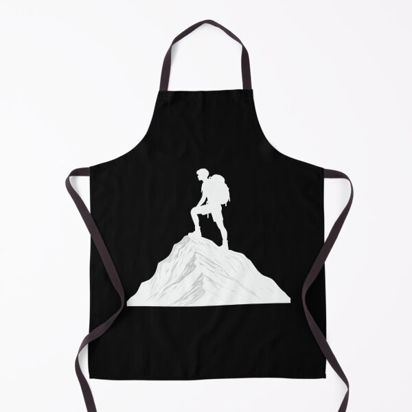 Item preview, Mountain Climber Silhouette – Summit Victory Pose designed and sold by BrushRushX.