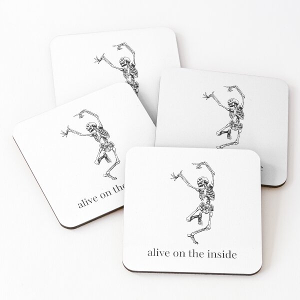 Item preview, Alive On the Inside Skeleton designed and sold by Oops I Designed It.