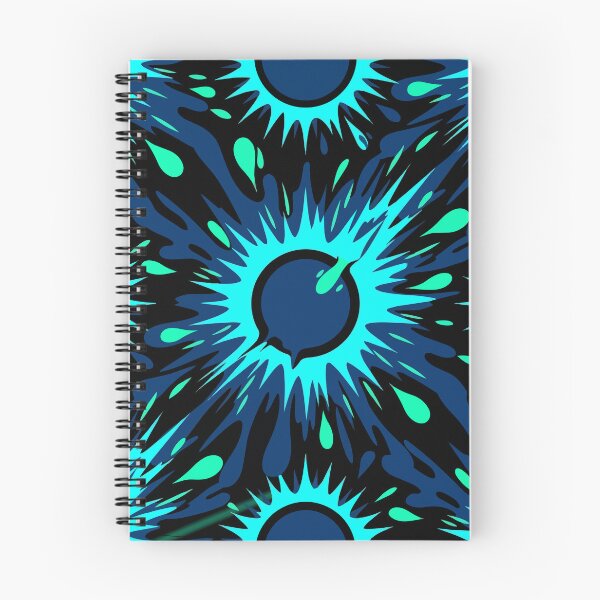 Item preview, Icarus Fell - Teal Sun Flare Abstract Pattern designed and sold by KeremYurtseven.