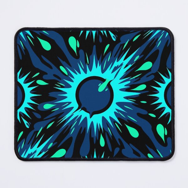 Item preview, Icarus Fell - Teal Sun Flare Abstract Pattern designed and sold by KeremYurtseven.
