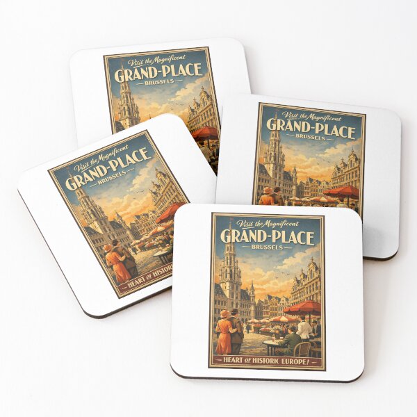 Item preview, Brussels 1930 – Grand Place | Nostalgic Dreams designed and sold by Earth Celebration Designs.