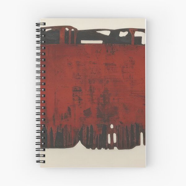 Item preview, composition rouille et noire xxv 1974  - Pierre Soulages   designed and sold by nebelimr.