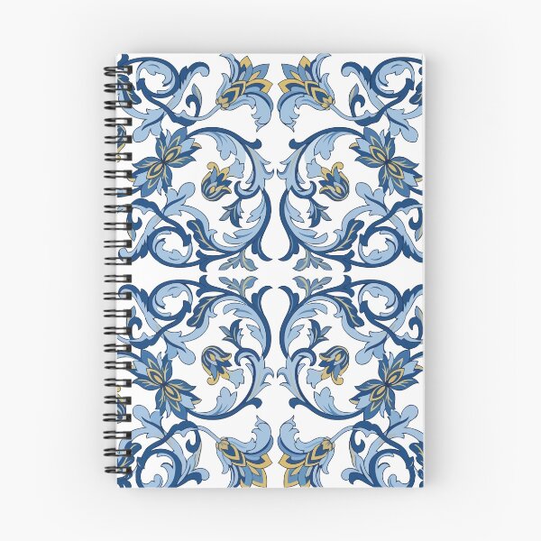Item preview, Inheritance - Blue and White Porcelain Floral Pattern designed and sold by KeremYurtseven.