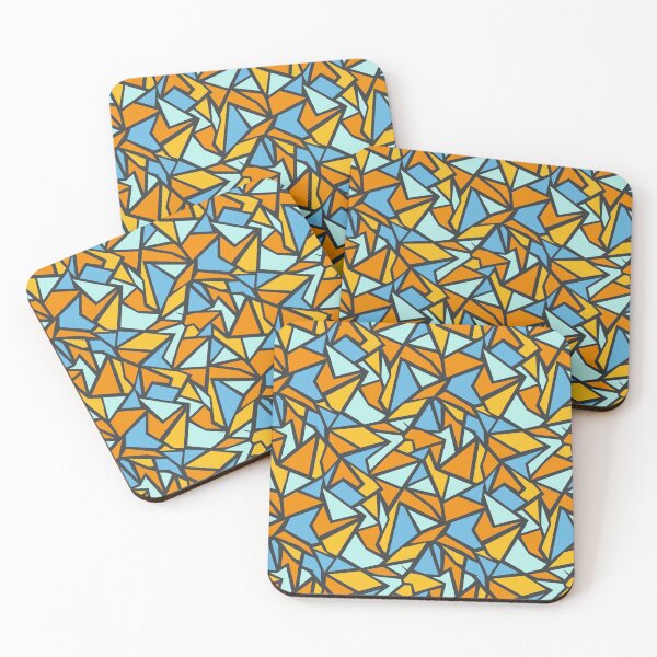Item preview, Leaded Glass - Shattered Stained Glass Mosaic Pattern designed and sold by KeremYurtseven.