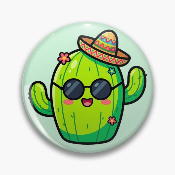 Item preview, Cactus genial con sombrero y gafas de sol designed and sold by MOONE FLOWER.
