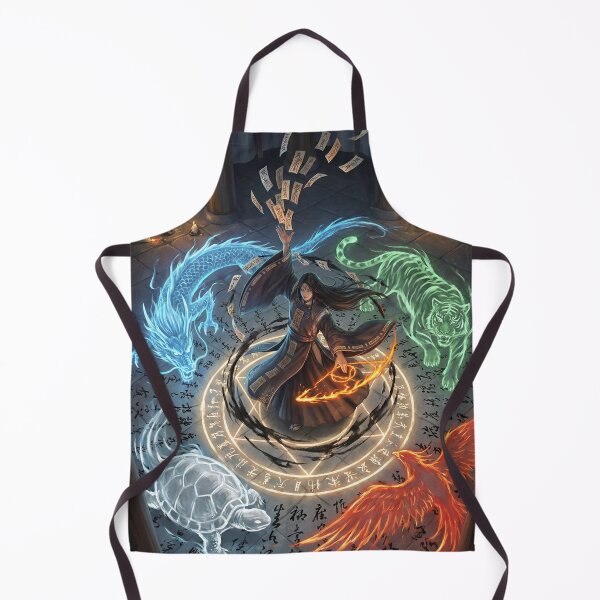 Item preview, Onmyoji Summoning Circle — Four Guardian Spirits (Seiryu, Byakko, Suzaku, Genbu) designed and sold by Mori-no-Akari.