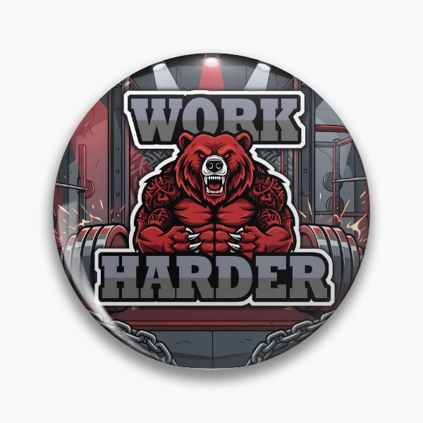 Item preview, Grizzlies Work Harder designed and sold by 365Vacation.